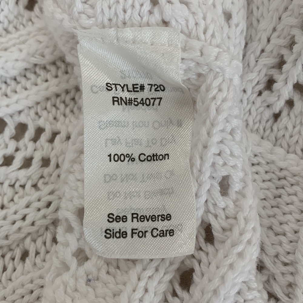 Cabi White Circle Sweater - Picture 8 of 8